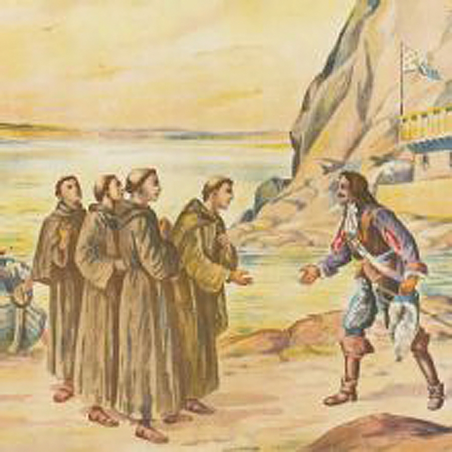 1615 arrivée de 4 frères récollets